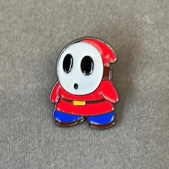 3/$15 Nintendo Shy Guy Enamel Pin Brooch - Picture 2 of 5